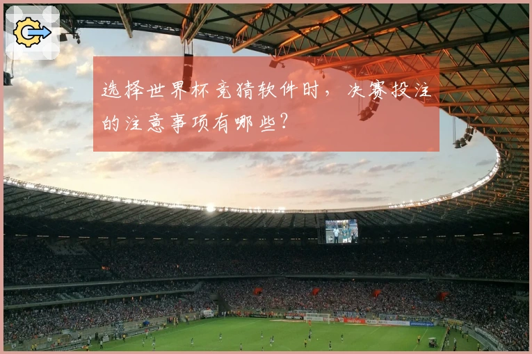 选择世界杯竞猜软件时，决赛投注的注意事项有哪些？