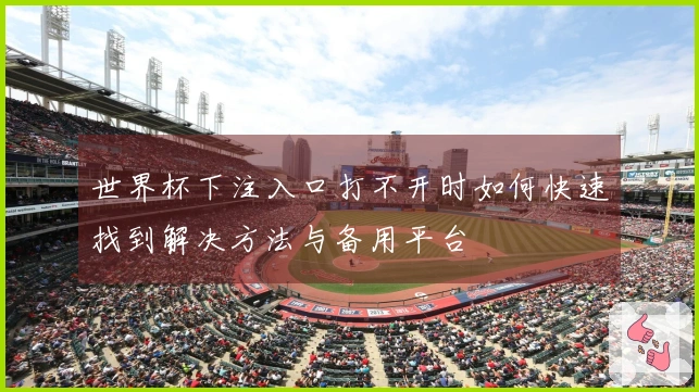世界杯下注入口打不开时如何快速找到解决方法与备用平台